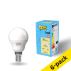 123inkt 123led E14 LED matte ball bulb 2.5W (25W) | 4000K (6-pack)  LDR01899 - 1