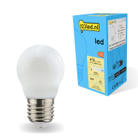 123inkt 123led E27 LED dimmable matte ball bulb 4.5W (40W) | 2700K  LDR01818
