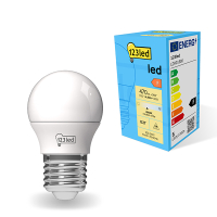 123inkt 123led E27 LED matte ball bulb 4.9W (40W) | 4000K  LDR01808