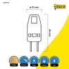 123inkt 123led G4 LED capsule dimmable 1.1W (14W)  LDR01938 - 2