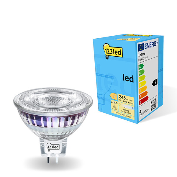 123inkt 123led GU5.3 LED dimmable spotlight 3.4W (35W) | 4000K  LDR01750 - 1