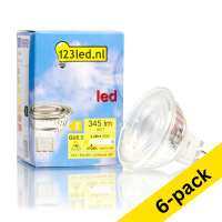 123led GU5.3 LED glass spotlight 3.4W (35W) (6-pack)