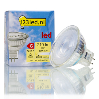 123inkt 123led GU5.3 LED glass spotlight 3W (20W)  LDR01642