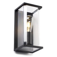123inkt 123led black Brooklyn wall lamp | Suitable for 1 x E27 KH1806 LDR08529
