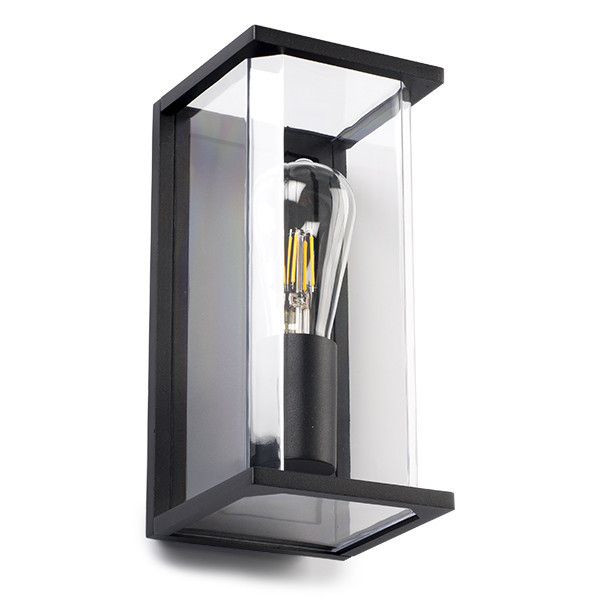 123inkt 123led black Brooklyn wall lamp | Suitable for 1 x E27 KH1806 LDR08529 - 3