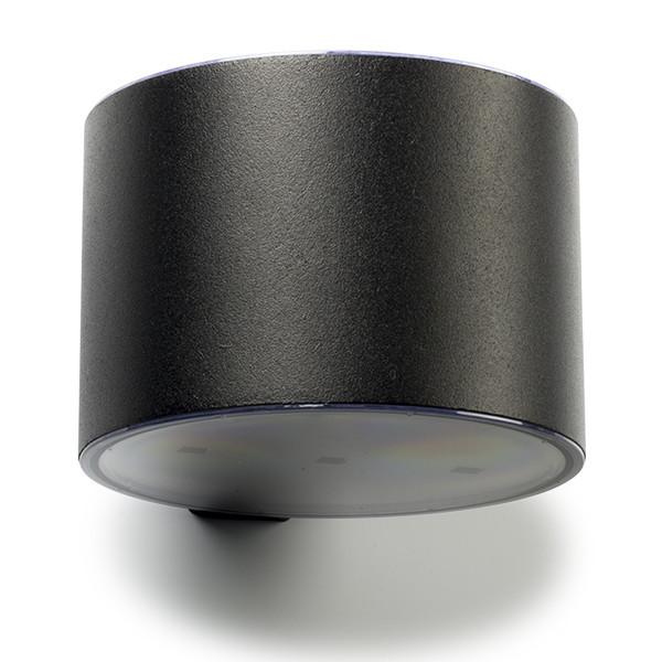 123led black Gloucester up & down solar wall lamp LDR08537 - 4