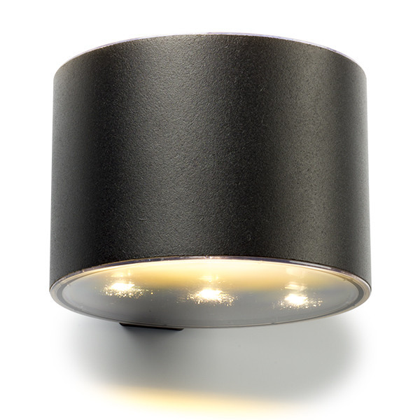 123led black Gloucester up & down solar wall lamp LDR08537 - 2