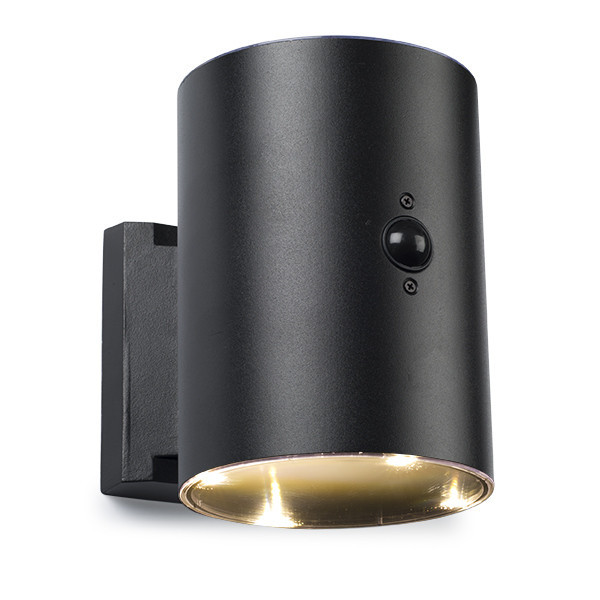 123led black Grantham up & down solar wall lamp with sensor LDR08531 - 2