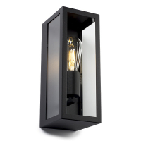 123inkt 123led black Manhattan wall lamp | Suitable for 1 x E27 KH662 LDR08527