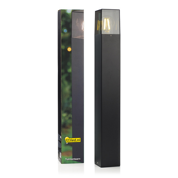 123led black Smokey garden lantern | Suitable for 1 x E27 LDR08515 - 1