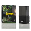 123inkt 123led black Smokey square wall lamp with sensor | Suitable for 1 x E27 6152-PIR LDR08513 - 2