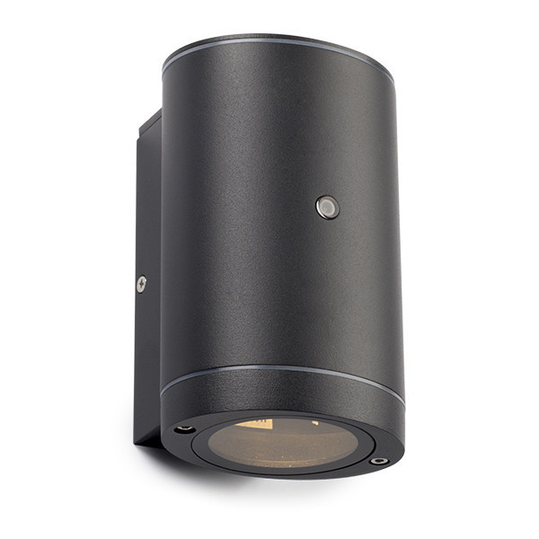 123led black oval Kingston wall lamp with sensor | Suitable for 1 x GU10 LDR08523 - 1