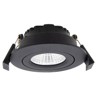 123inkt 123led dimmable recessed spotlight 6W V6054-AC-Black LDR02136