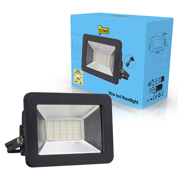 123inkt 123led floodlight 30W | 6000K | 3300 lumens | IP65 0310705L123 LDR01983 - 1