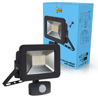 123inkt 123led floodlight with sensor 20W | 4000K | 2200 lumens | IP44  LDR01988