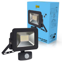 123inkt 123led floodlight with sensor 20W | 6000K | 2200 lumens | IP44 0310713L123 LDR01989