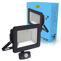 123inkt 123led floodlight with sensor 50W | 6000K | 5500 lumens | IP44 0310717L123 LDR01993