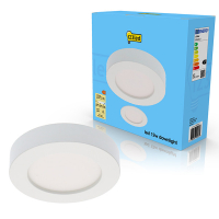 123inkt 123led round dimmable downlight, Ø 15cm (12W) | 3000-6000K | Surface-mounted and built-in 810381L123 LDR02012