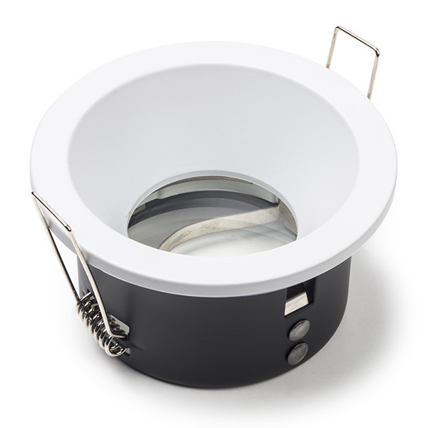 123led white recessed GU10 spotlight fixture, Ø 75mm | IP65 LDR08020 - 1