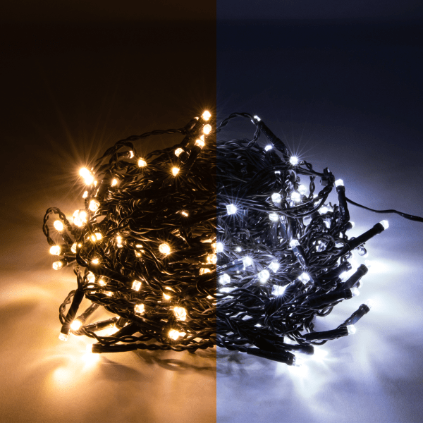 123inkt 180 icicle lights | warm white & cold white | remote control | 8.5m  299275 - 1