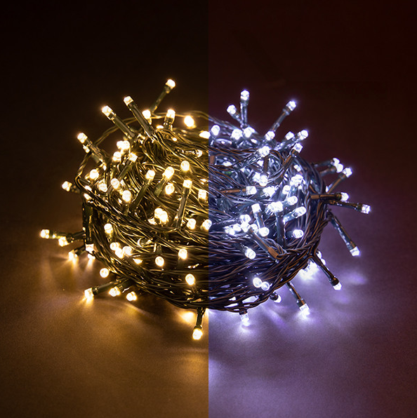 123inkt 240 LED lights | warm white & cold white | remote control | 21m  299272 - 1