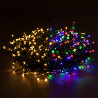 123inkt 320 LED lights | multicolour & warm white | remote control | 27m  299287