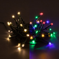 123inkt 40 LED lights | multicolour & warm white | remote control | 5.9m  299282