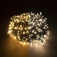 123inkt 576 LED cluster lights | warm white & extra warm white | remote control | 7m  299278