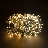 123inkt 768 cluster lights | warm white & extra warm white | remote control | 8.6m  299279