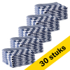 123inkt Blue checkered tea towels, 65cm x 65cm (30-pack)  SDR05197