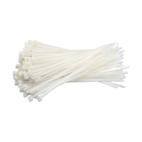 Cable ties | tiewrap (white) | 200 x 4.8mm | 100-pack 302429