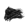Cable ties / tiewrap (black) | 100 x 2.5mm | 100-pack