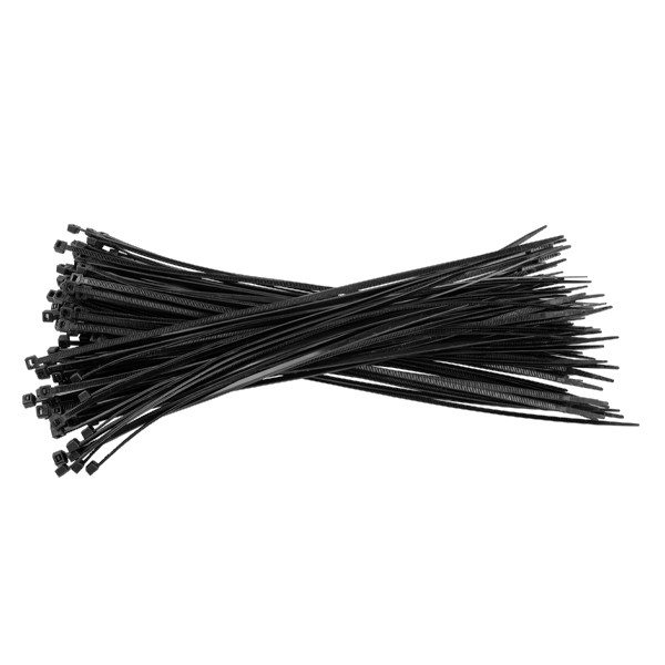 Cable ties / tiewrap (black) | 300 x 3.6mm | 100-pack 301940 - 1