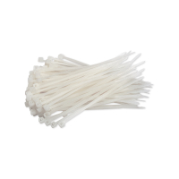 Cable ties / tiewrap (white) | 100 x 2.5mm | 100-pack 302425