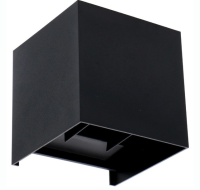 123inkt LED black Amarillo up & down wall lamp | 1800K - 2700K | 6W | 420 lumens | IP65  LDR06280
