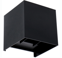 123inkt LED black Amarillo up & down wall lamp | 2700K, 6W | 450 lumens | IP65  LDR06278