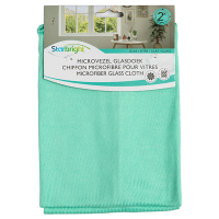 123inkt Microfibre glass cloth, 35cm x 40cm (2-pack)  SDR00042