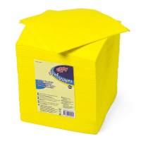 123inkt Multy yellow cleaning cloths, 38cm x 40cm (50-pack) 467152 SDR00129