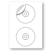 123inkt Super-glossy labels (20 labels, vertically spaced)  060150