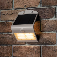 123inkt White Tokyo solar wall lamp with sensor | 3000K | 3.2W  LDR05030