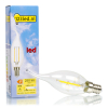 123led E14 LED clear dimmable candle filament bulb 2.8W (25W) LDR01658 - 1