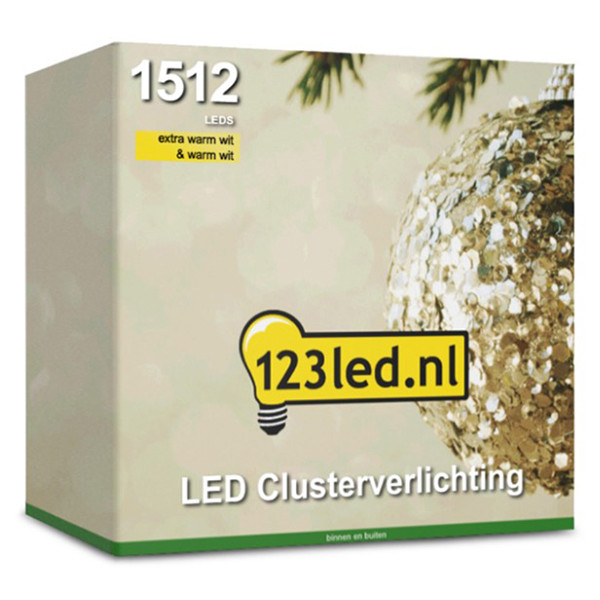 1512 LED lights | multicolour & warm white | remote control | 14m LDR07131 - 4