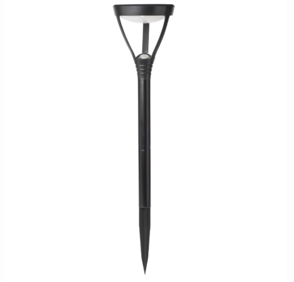 Black Lima solar spiked light | 3000K | 1W LDR05034 - 1