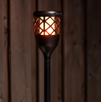 Black Rapanui solar spiked light | 1500K | 2W LDR06356