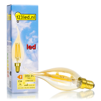 123led E14 LED dimmable decorative gold filament bulb 4.1W (32W) LDR01660