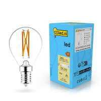 123led E14 LED dimmable filament ball bulb 2.5W (25W) LDR02070