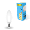 123led E14 LED dimmable matte candle bulb 2.5W (25W) LDR01862 - 1