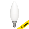 123led E14 LED dimmable matte candle bulb 5.5W (40W) (6-pack) LDR06530 - 1
