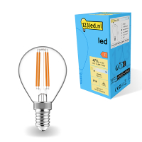 123led E14 LED filament ball bulb 4.5W (40W) LDR01886