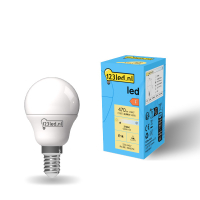 123led E14 LED matte ball bulb 4.9W (40W) | 2700K LDR01900